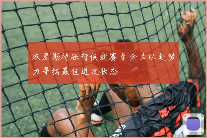 浓眉期待独行侠新赛季全力以赴努力寻找最佳进攻状态